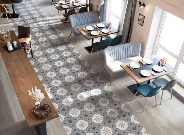 Ambientazione Ceramica Valsecchia Cementine Home