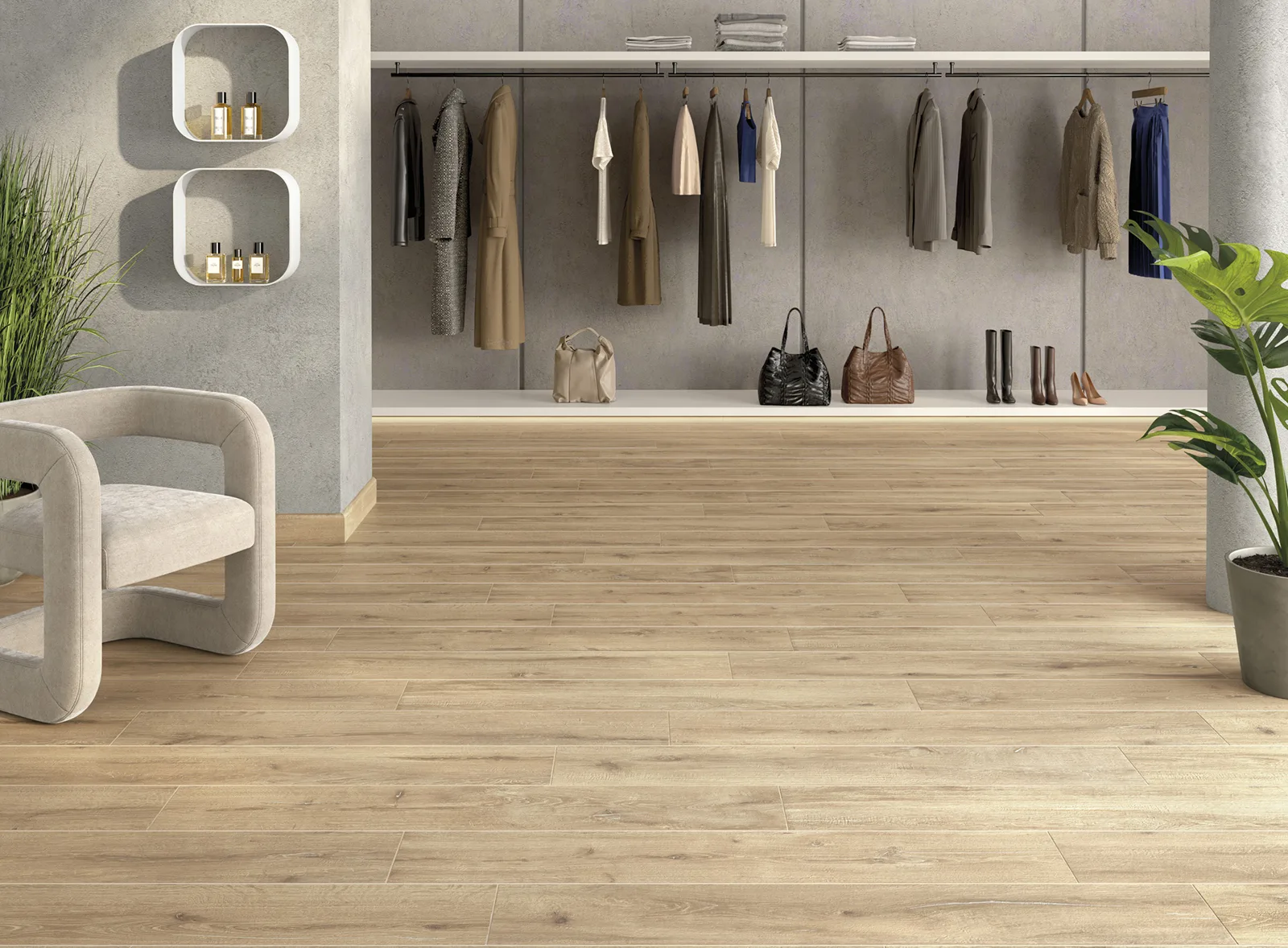 Seconda ambientazione Ceramica Valsecchia Ecowood