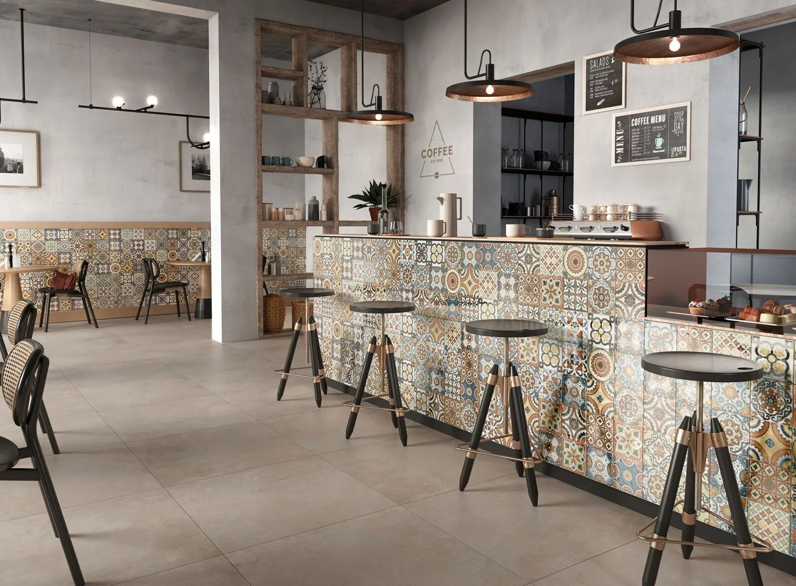 Seconda ambientazione Ceramica Valsecchia Maioliche