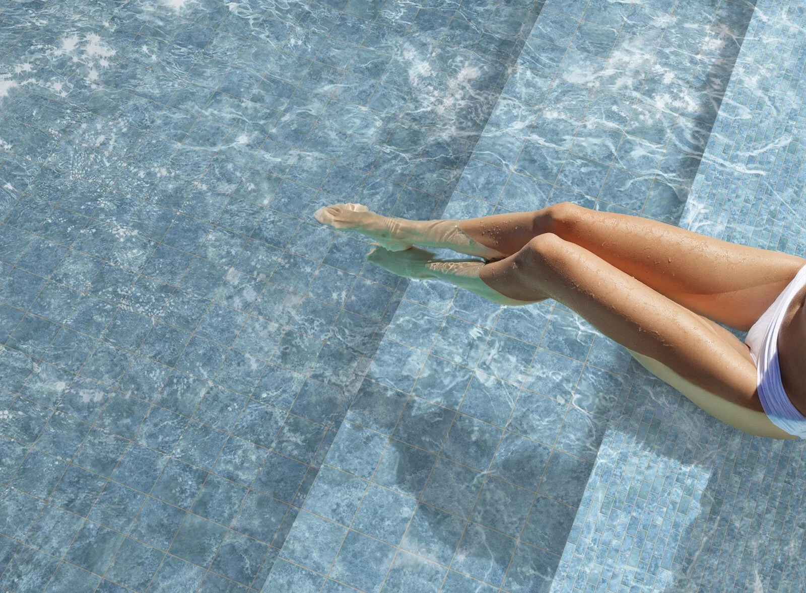 Seconda ambientazione Ceramica Valsecchia Swimming Planet