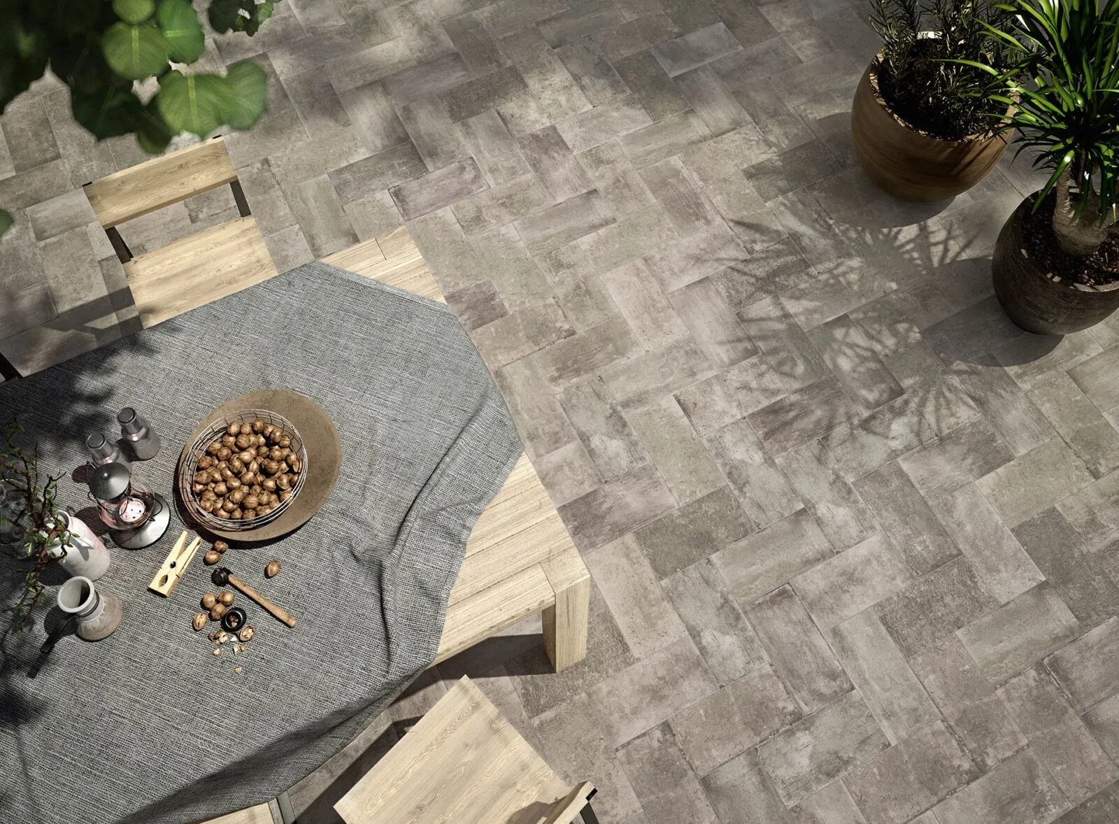Seconda ambientazione Ceramica Valsecchia Terra