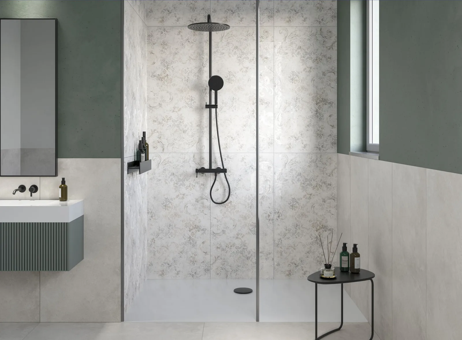 Seconda ambientazione Ceramica Valsecchia Wall-On