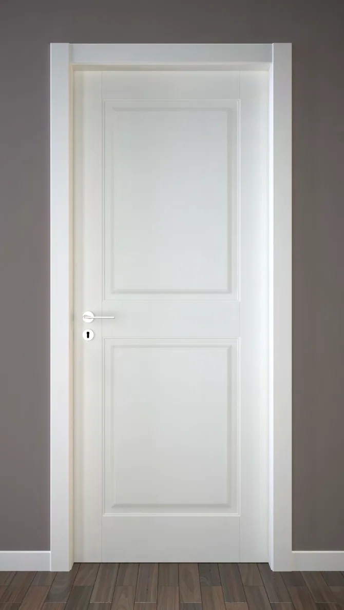Porta interna laccata bianca modello Tirreno