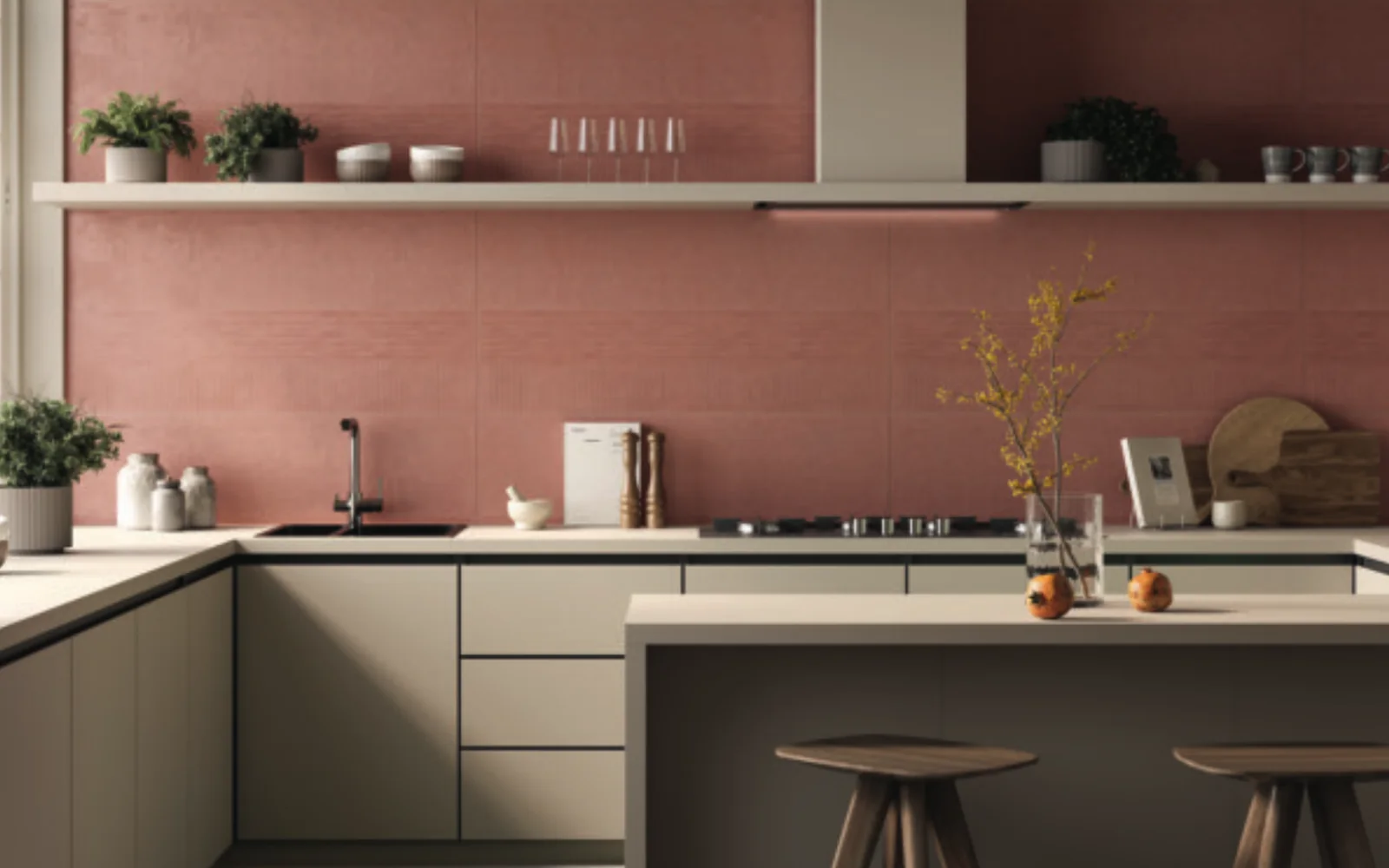 Ambiente Cromia Amarena di Imola Ceramica