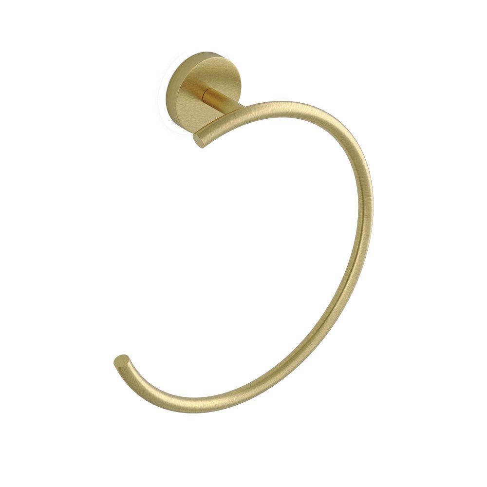 PORTA ASCIUGAMANI AD ANELLO XS — Colore: ORO SATINATO