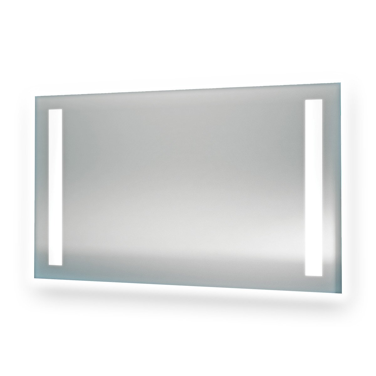 SPECCHIO VERSO CON 2 FASCE LED — Misura: 80x70