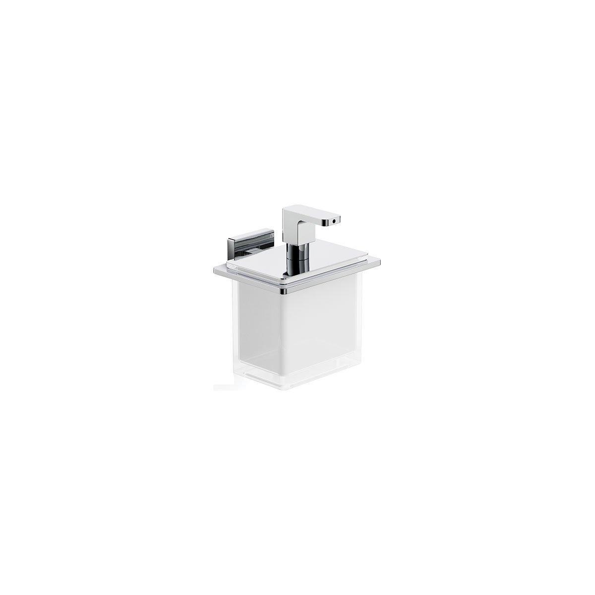 DISPENSER DA PARETE LIVING — Colore: CROMO
