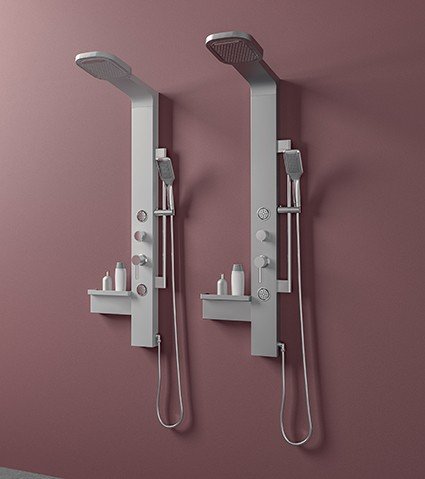 COLONNA DOCCIA URBAN MECCANICA — Colore: SILVER