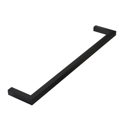 PORTA ASCIUGAMANI KUBE — Misura: 40 cm · Colore: NERO OPACO