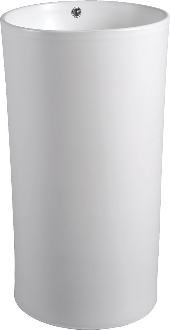LAVABO PLUS B135 A PAVIMENTO — Colore: BIANCO OPACO