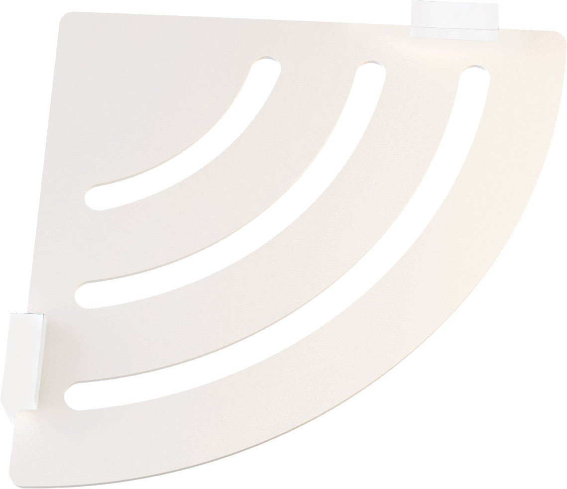 GRIGLIA DOCCIA ANGOLARE 17X17 CM — Colore: BIANCO OPACO
