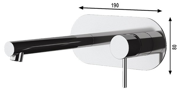 MISC. LAVABO INCASSO SLIM CROMO