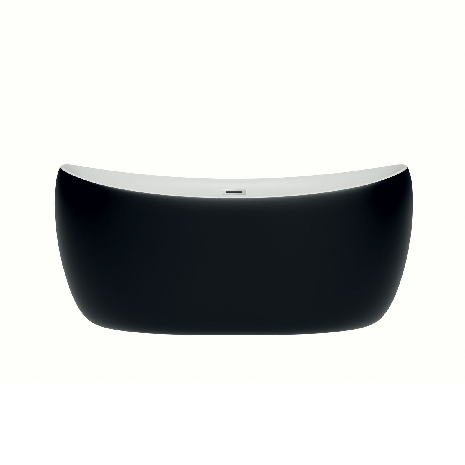 VASCA IN ACRILICO A800 BIANCO/NERO OPACO 170X80