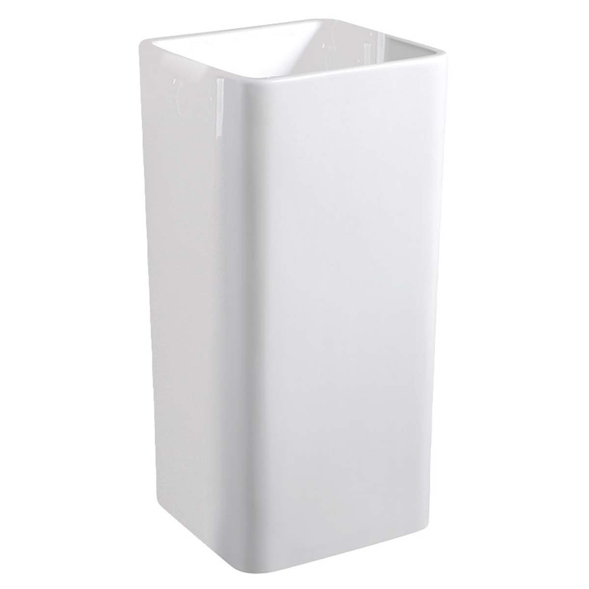 LAVABO A PAVIMENTO PLUS 1387 — Colore: BIANCO LUCIDO