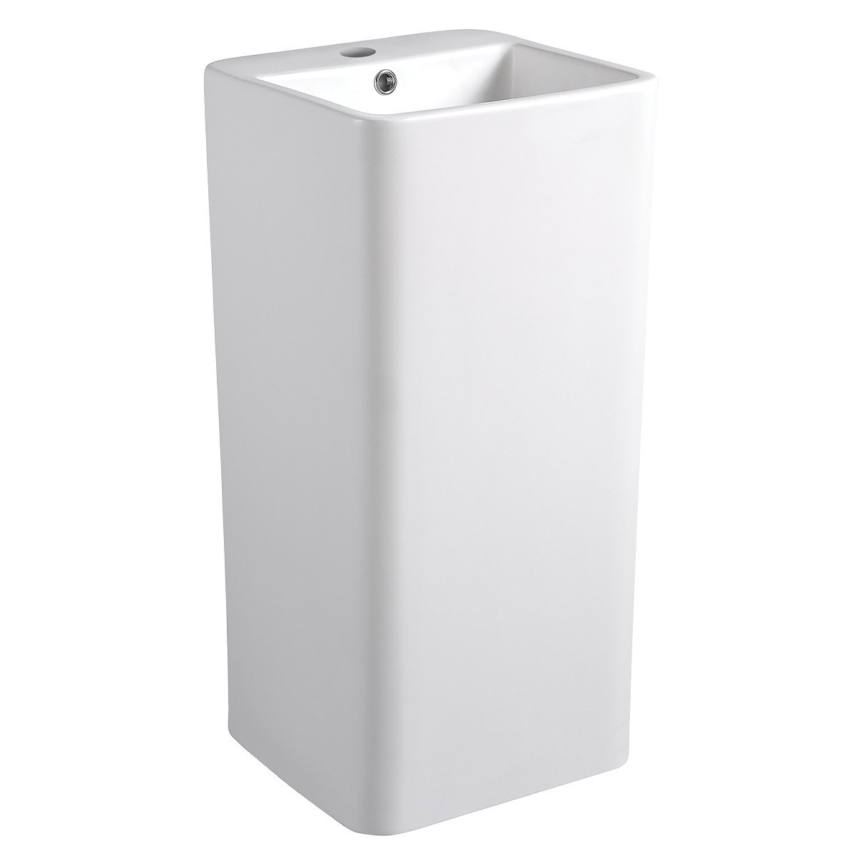 LAVABO PLUS B169 A PAVIMENTO — Colore: BIANCO OPACO