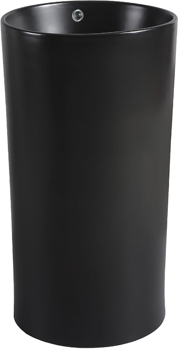 LAVABO PLUS B135 A PAVIMENTO — Colore: NERO OPACO