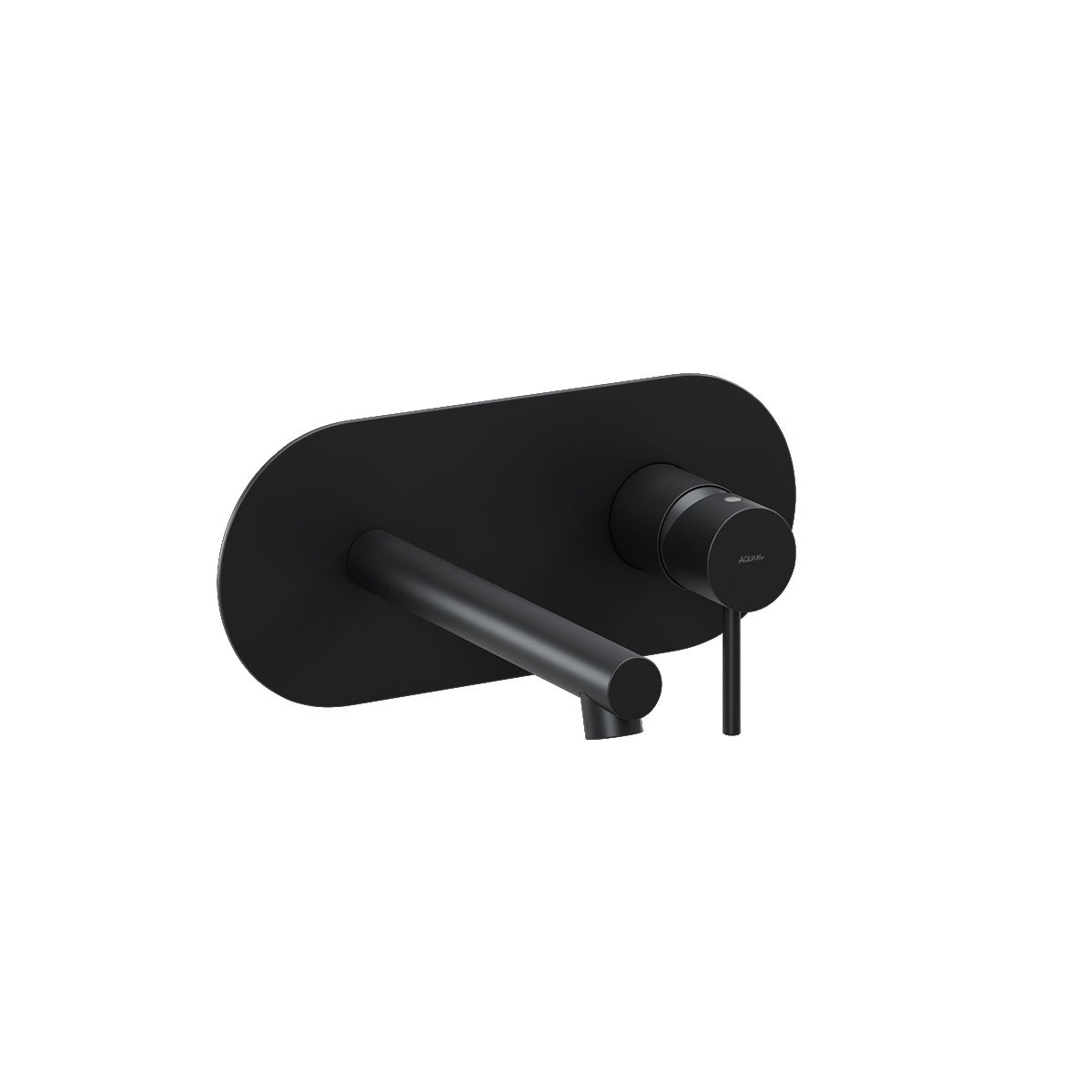 MISC. LAVABO INCASSO 1 PIASTRA SLIM NERO OPACO