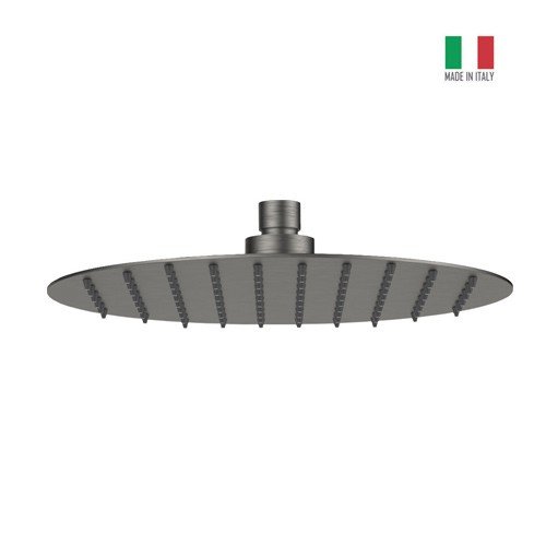 SOFFIONE DOCCIA LIFE TONDO INOX SPAZZOLATO — Misura: ∅ 200