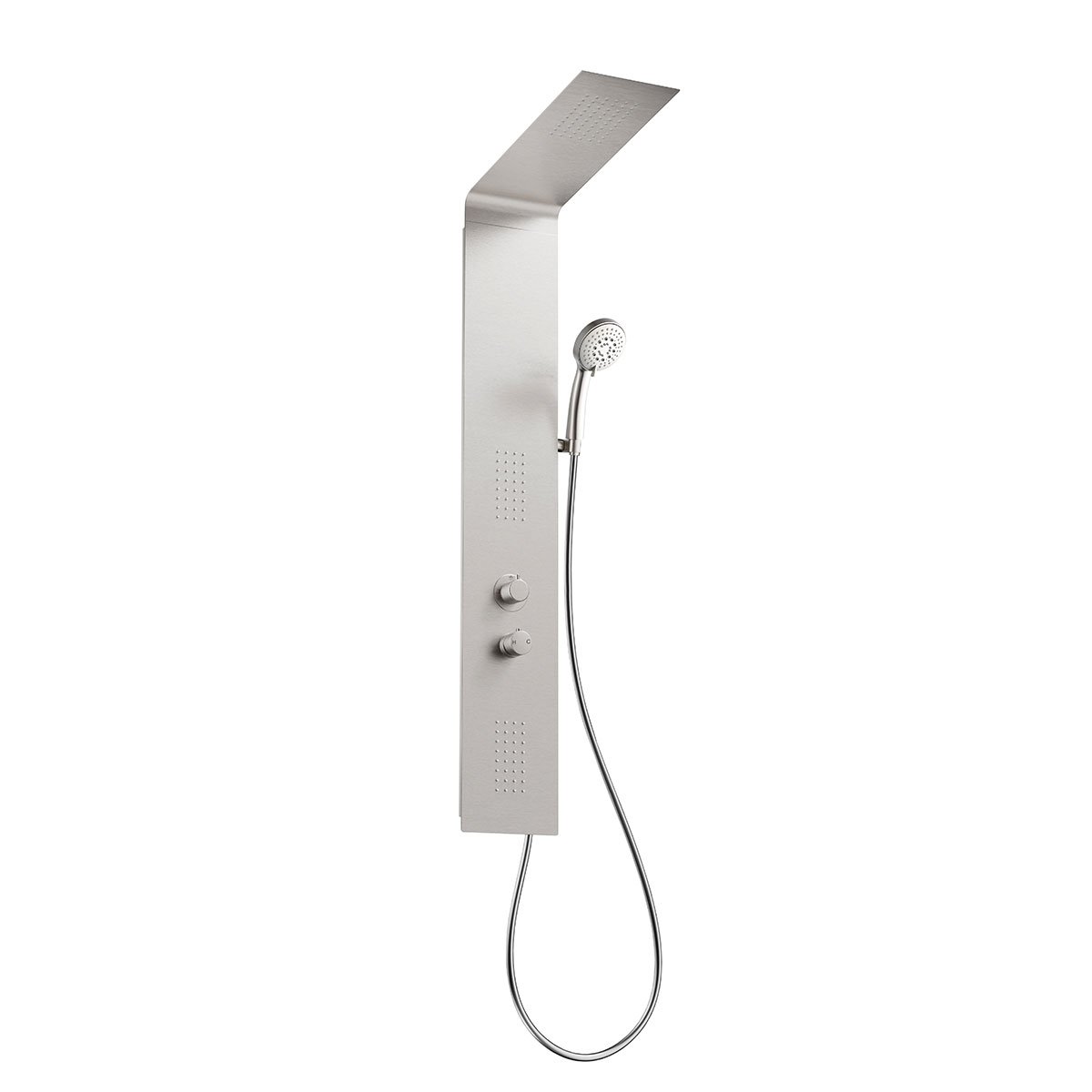 COLONNA DOCCIA FLOW TERMOSTATICA — Colore: INOX SPAZZOLATO