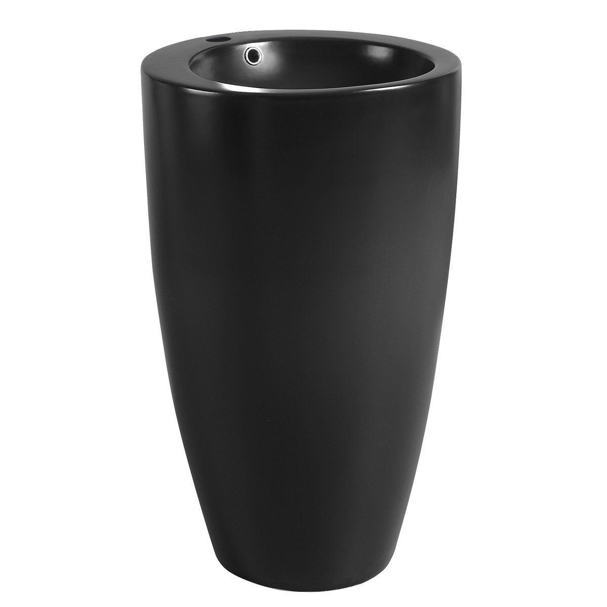LAVABO PLUS B133 A PAVIMENTO — Colore: NERO OPACO